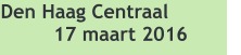 Den Haag Centraal 17 maart 2016