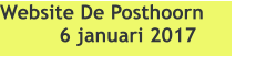 Website De Posthoorn 6 januari 2017