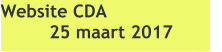 Website CDA 25 maart 2017