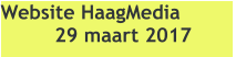 Website HaagMedia 29 maart 2017