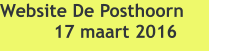 Website De Posthoorn 17 maart 2016