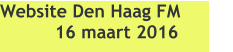 Website Den Haag FM 16 maart 2016